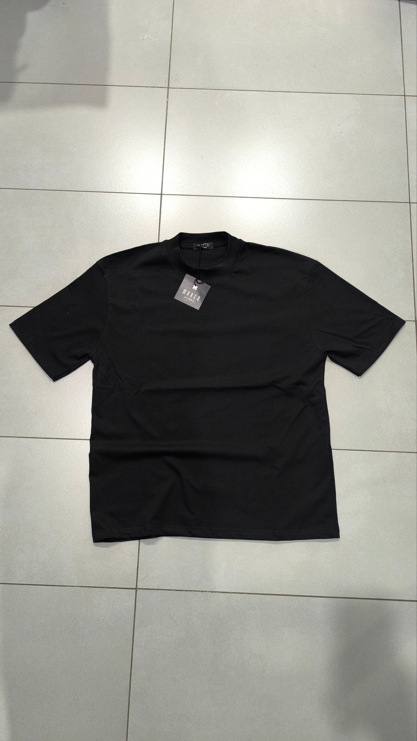 T-shirt nera uomo streetwear con stampa retro Obsesión o Nada
