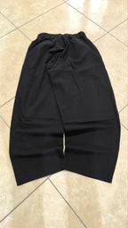 Pantalone nero balloon baggy fit uomo vintage Y2K elegante streetwear