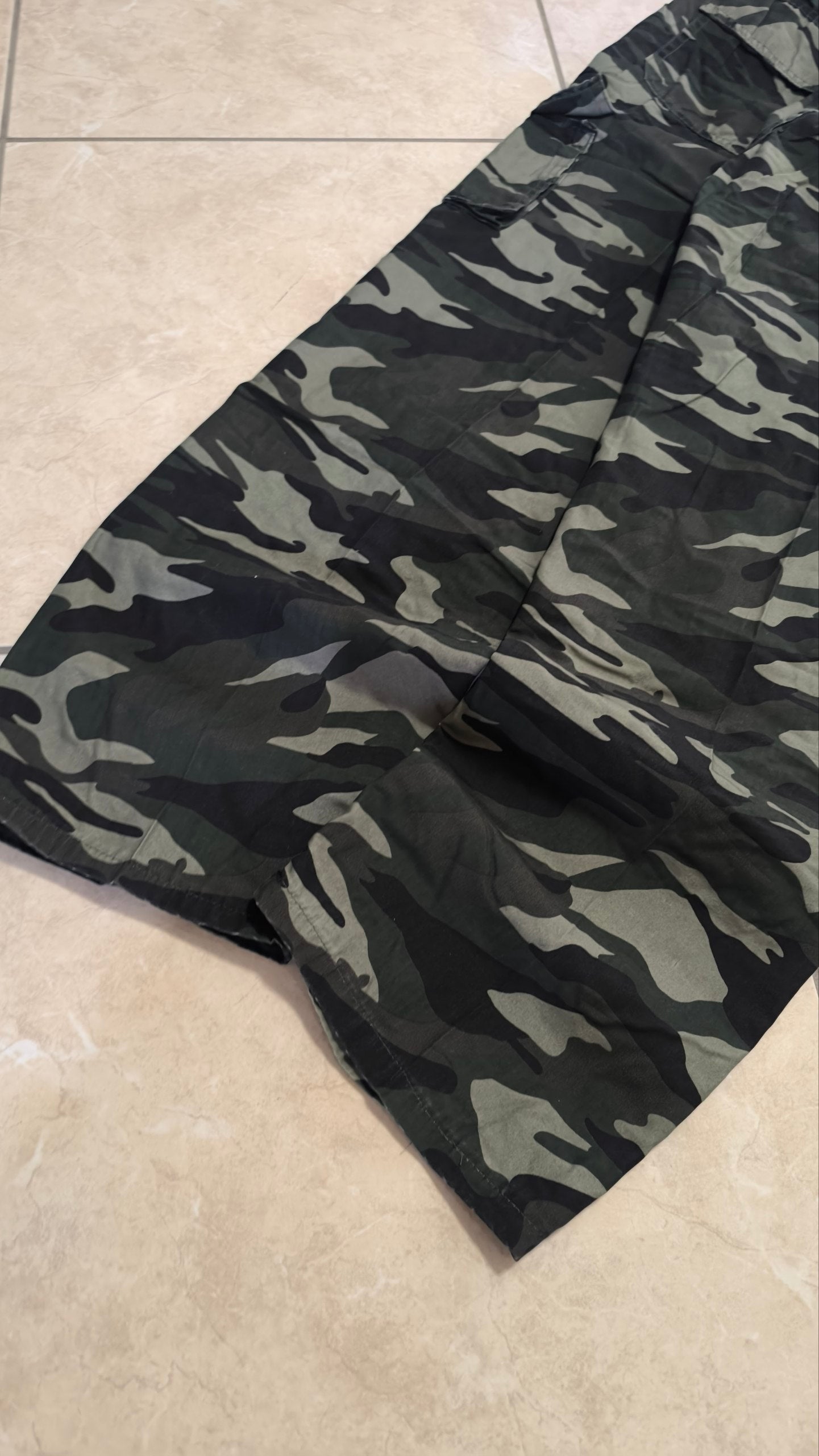 Baggy Pants cargo camouflage baggy Fit vintage Y2K  - Pantalone Militare Oversize "Green"