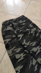 Baggy Pants cargo camouflage baggy Fit vintage Y2K  - Pantalone Militare Oversize "Green"