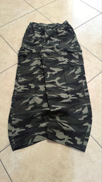 Baggy Pants cargo camouflage baggy Fit vintage Y2K  - Pantalone Militare Oversize "Green"