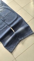 Jeans 96 Novantasei uomo baggy wide leg ricamati Y2K streetwear (L)