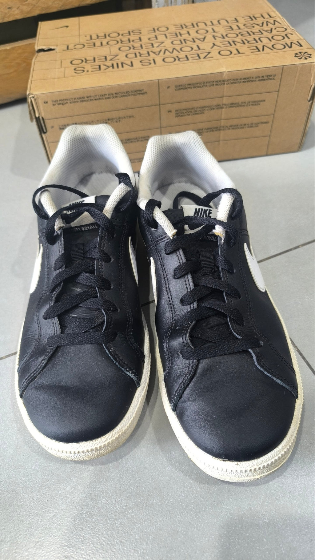 Nike Court Royale nere bianche uomo EU 42 sneakers basse
