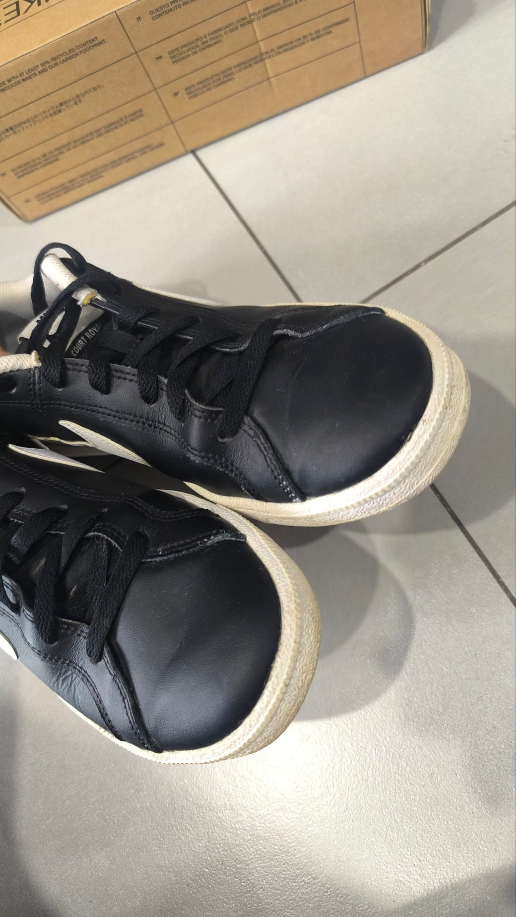 Nike Court Royale nere bianche uomo EU 42 sneakers basse