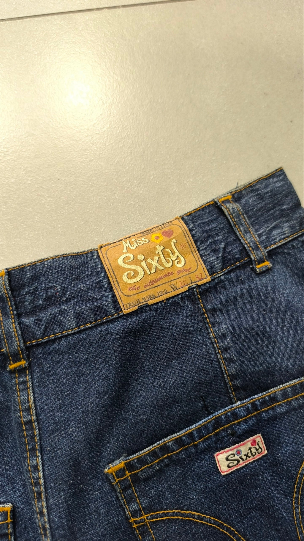 Gonna jeans Miss Sixty donna vintage Y2K denim M Vintage Y2K Skirt (M)