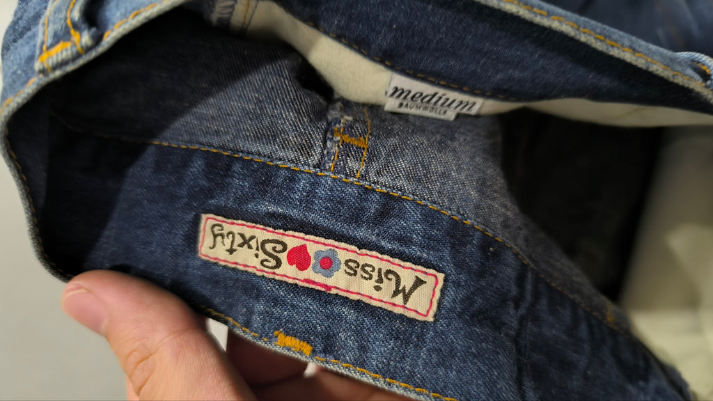 Gonna jeans Miss Sixty donna vintage Y2K denim M Vintage Y2K Skirt (M)