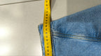 Minigonna jeans donna vintage Y2K denim asimmetrica low waist (S)