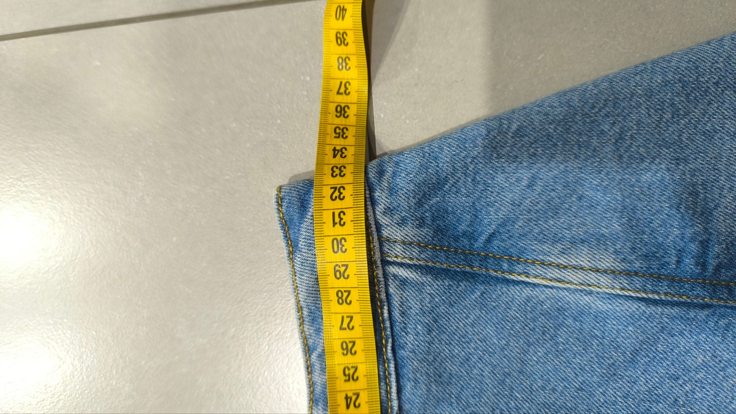 Minigonna jeans donna vintage Y2K denim asimmetrica low waist (S)