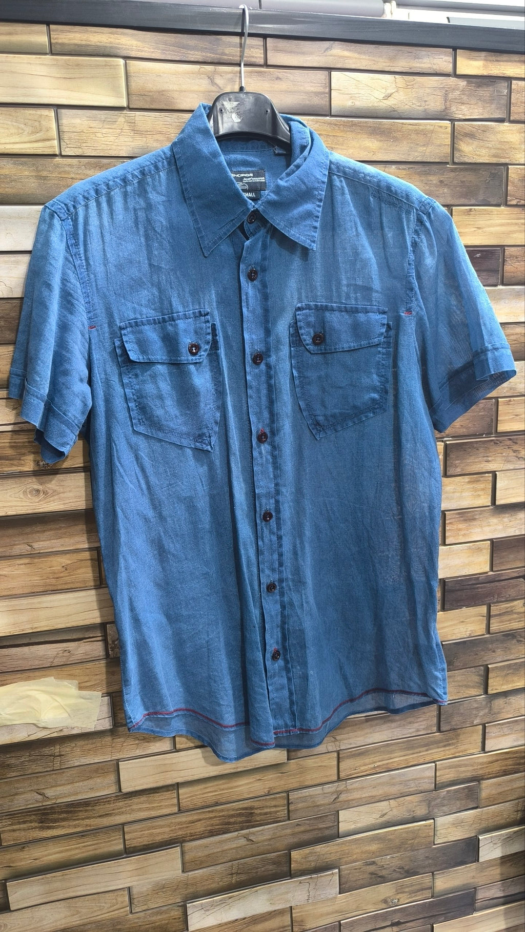 Camicia Energie Y2K donna S jeans denim Made in Italy (S)