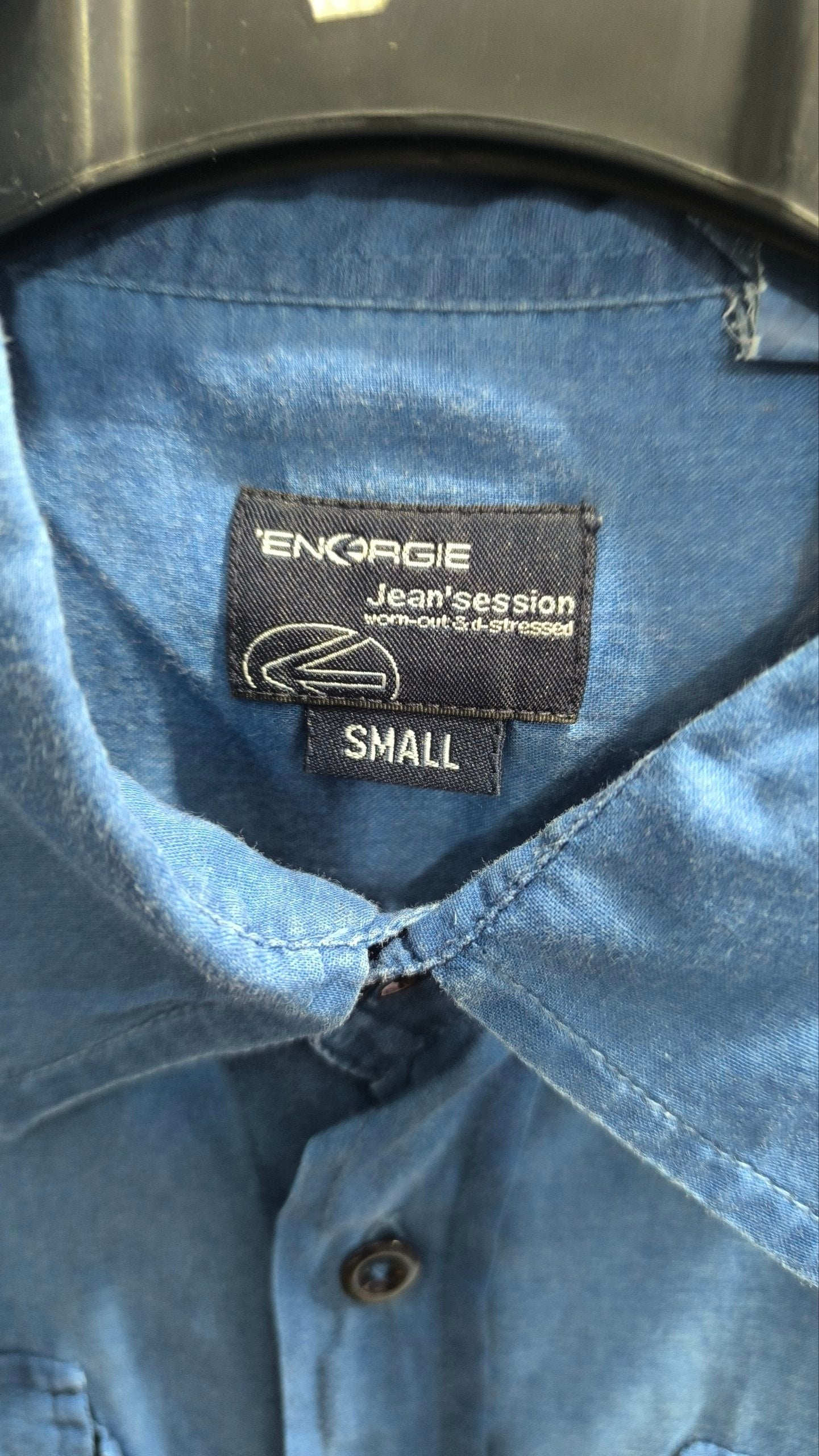 Camicia Energie Y2K donna S jeans denim Made in Italy (S)