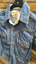 Camicia Pepe Jeans donna S denim Y2K western sexy