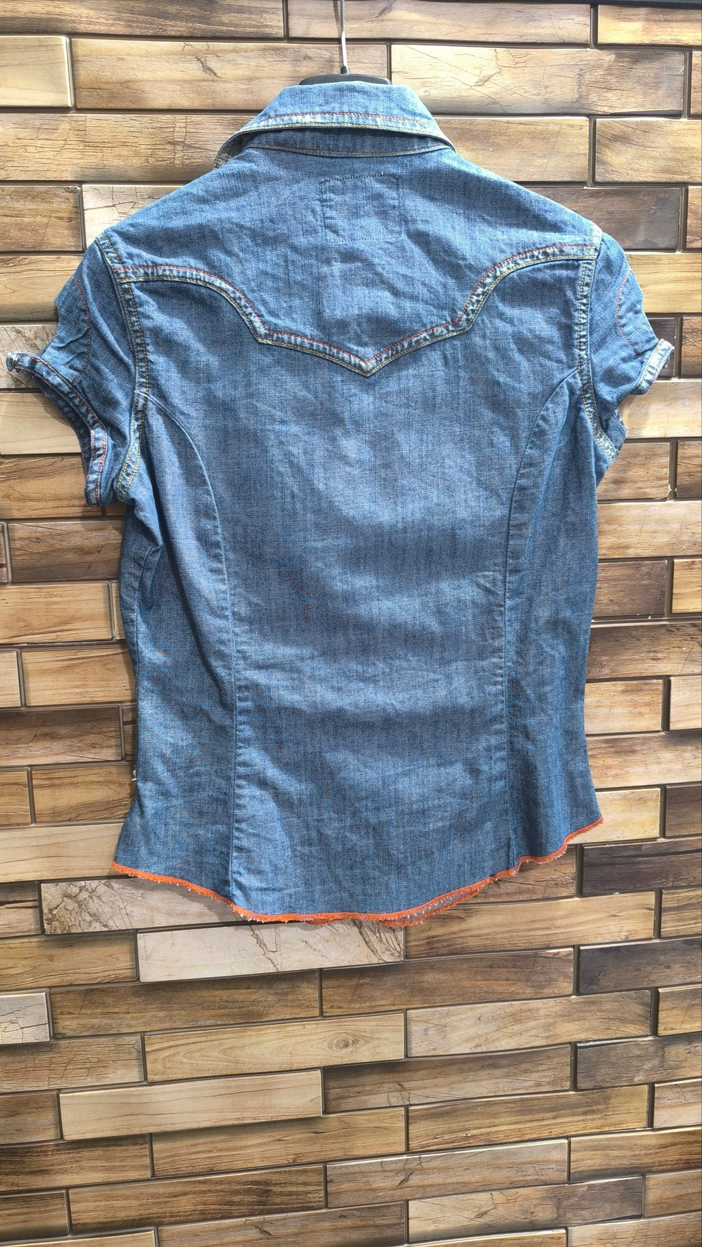 Camicia Pepe Jeans donna S denim Y2K western sexy