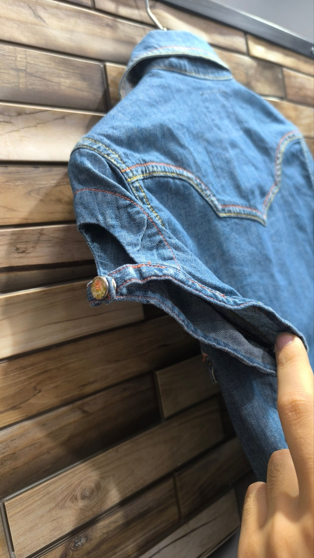 Camicia Pepe Jeans donna S denim Y2K western sexy