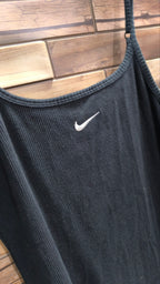Vestito Nike nero donna S mini dress Y2K a coste
