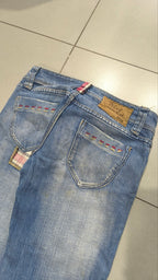 Denim Jeans Vintage Y2K Particular anni 2000 Low Waist Bootcut FLare (XS)