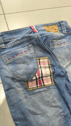 Denim Jeans Vintage Y2K Particular anni 2000 Low Waist Bootcut FLare (XS)