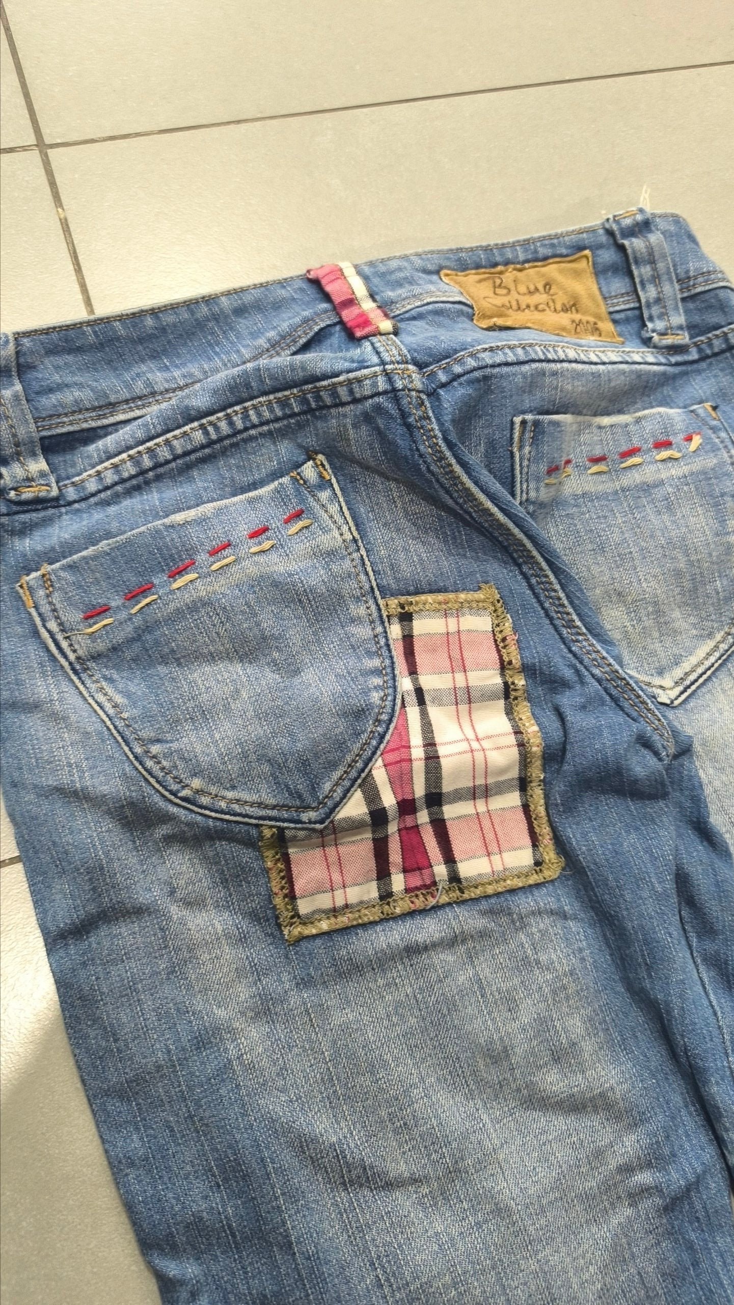 Denim Jeans Vintage Y2K Particular anni 2000 Low Waist Bootcut FLare (XS)