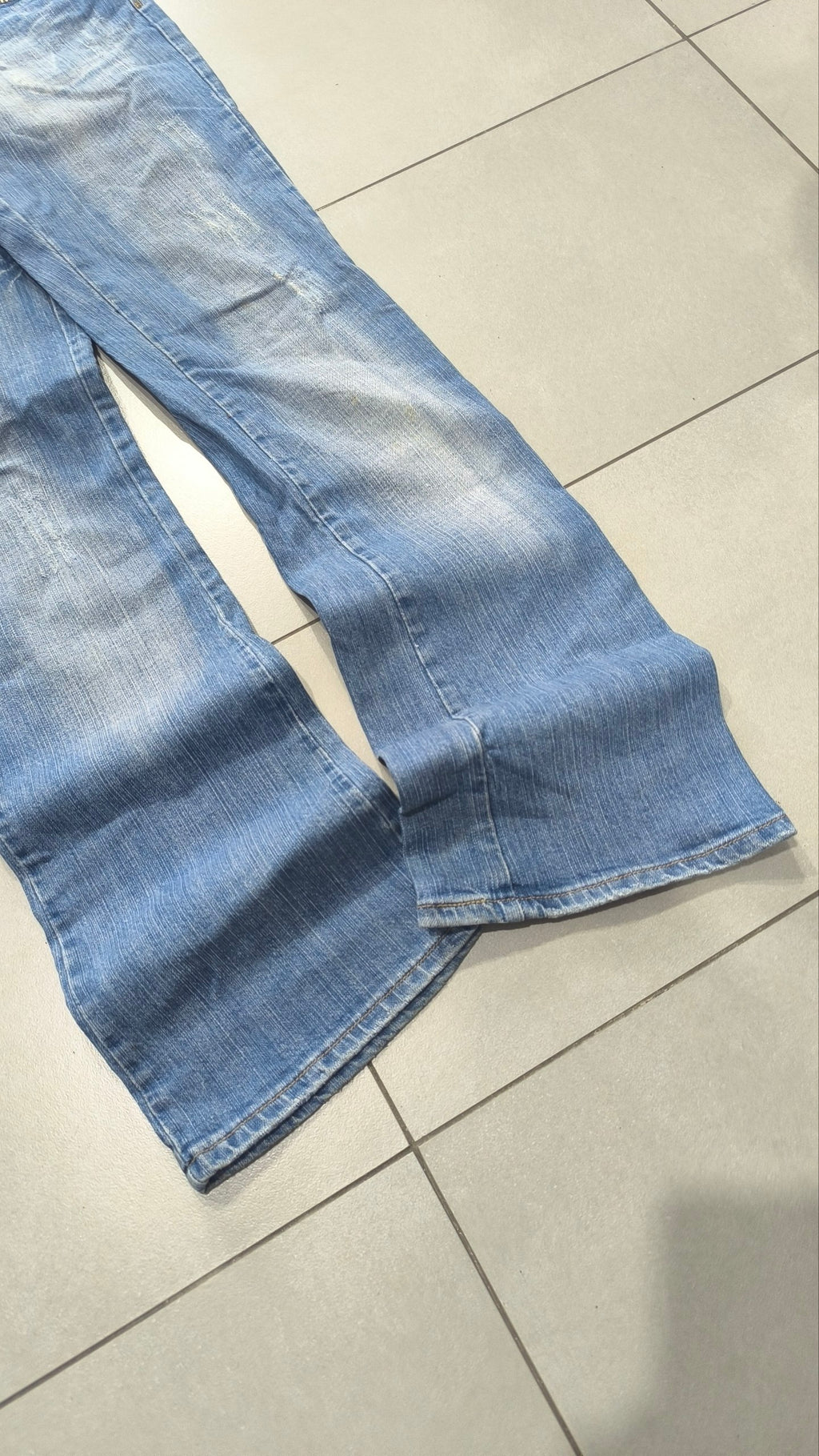 Denim Jeans Vintage Y2K Particular anni 2000 Low Waist Bootcut FLare (XS)