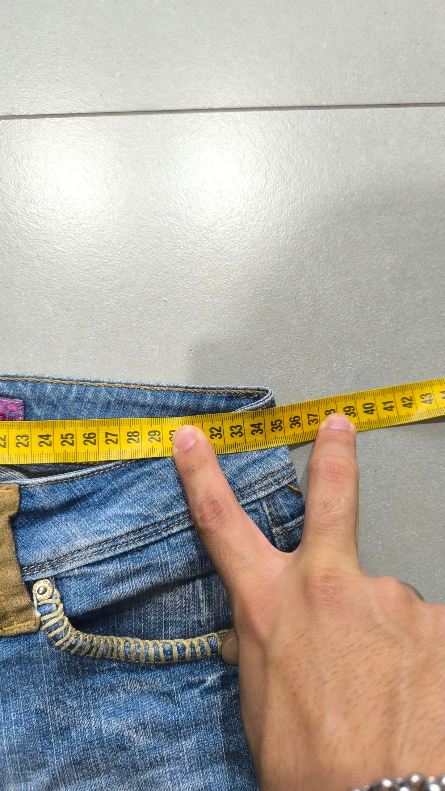 Denim Jeans Vintage Y2K Particular anni 2000 Low Waist Bootcut FLare (XS)