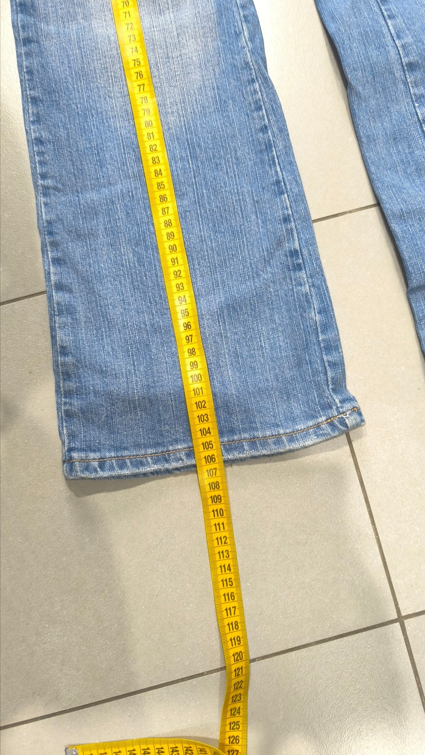 Denim Jeans Vintage Y2K Particular anni 2000 Low Waist Bootcut FLare (XS)