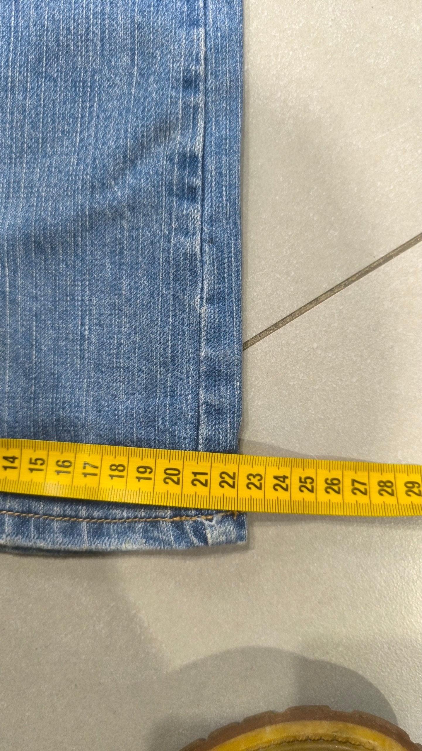 Denim Jeans Vintage Y2K Particular anni 2000 Low Waist Bootcut FLare (XS)