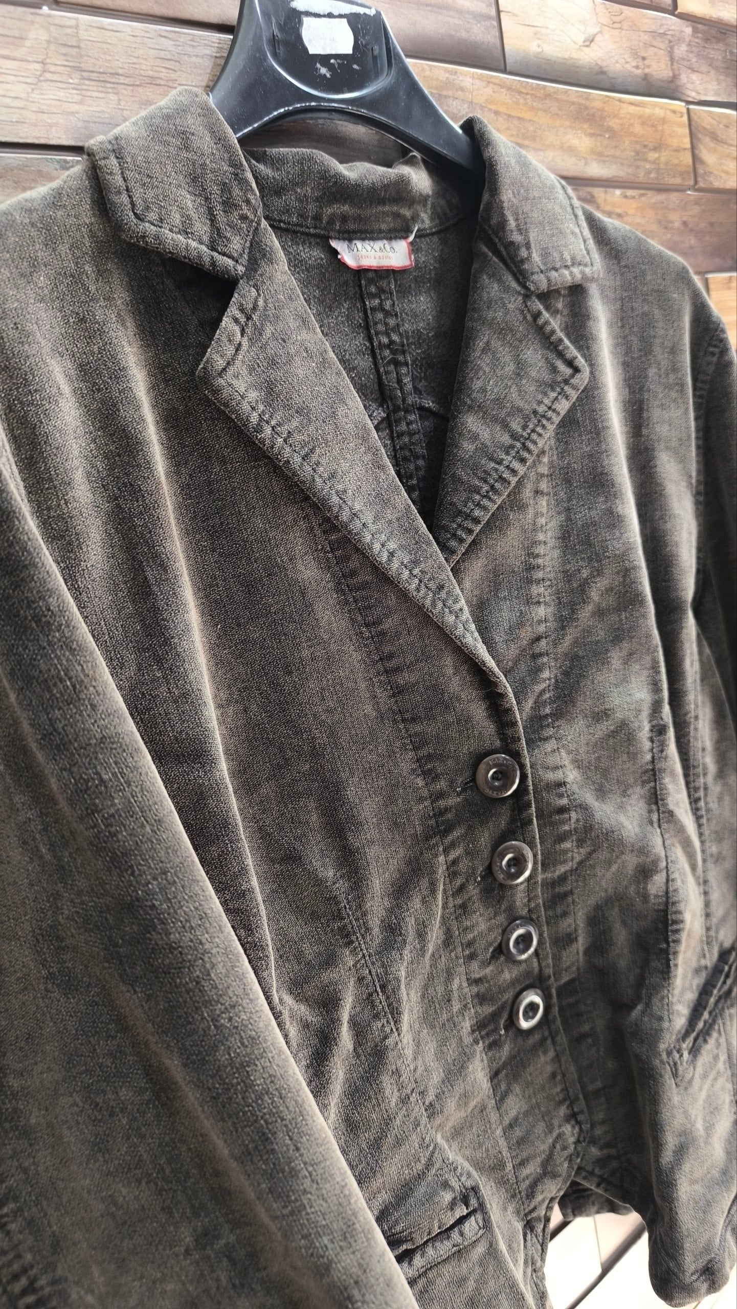 Blazer Max&Co Jeans & Basics vintage Y2K donna grigio taglia 42 (S)