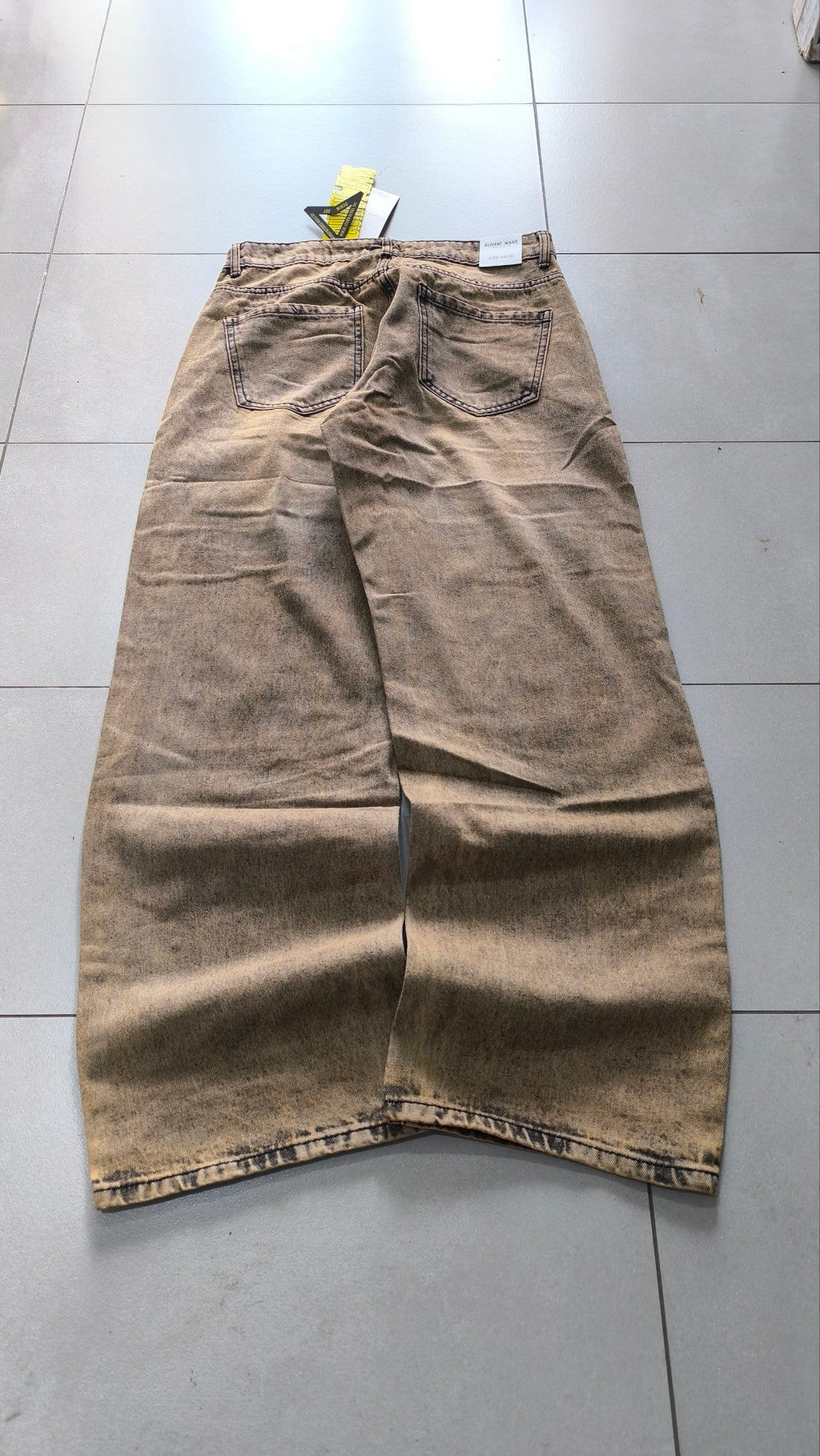 Denim Jeans Vintage Y2K Washed Particular Baggy Fit Hip-Hop Rave