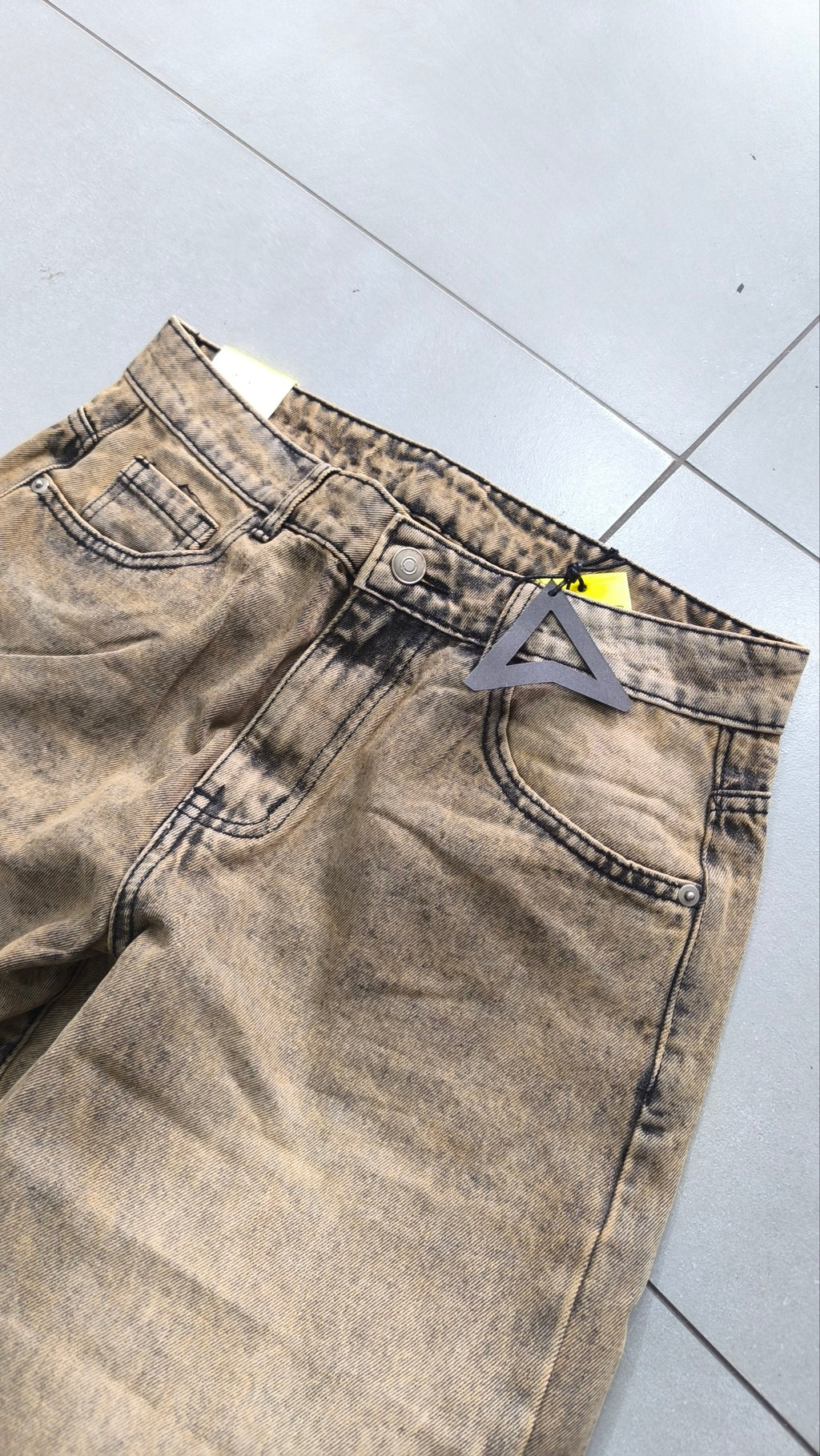 Denim Jeans Vintage Y2K Washed Particular Baggy Fit Hip-Hop Rave