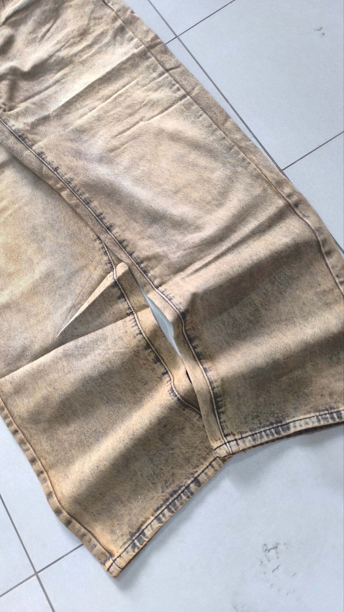 Denim Jeans Vintage Y2K Washed Particular Baggy Fit Hip-Hop Rave