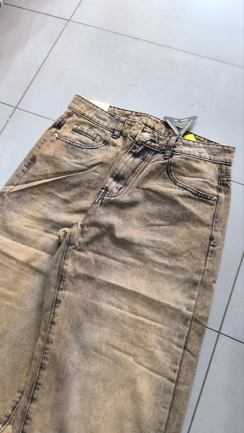 Denim Jeans Vintage Y2K Washed Particular Baggy Fit Hip-Hop Rave