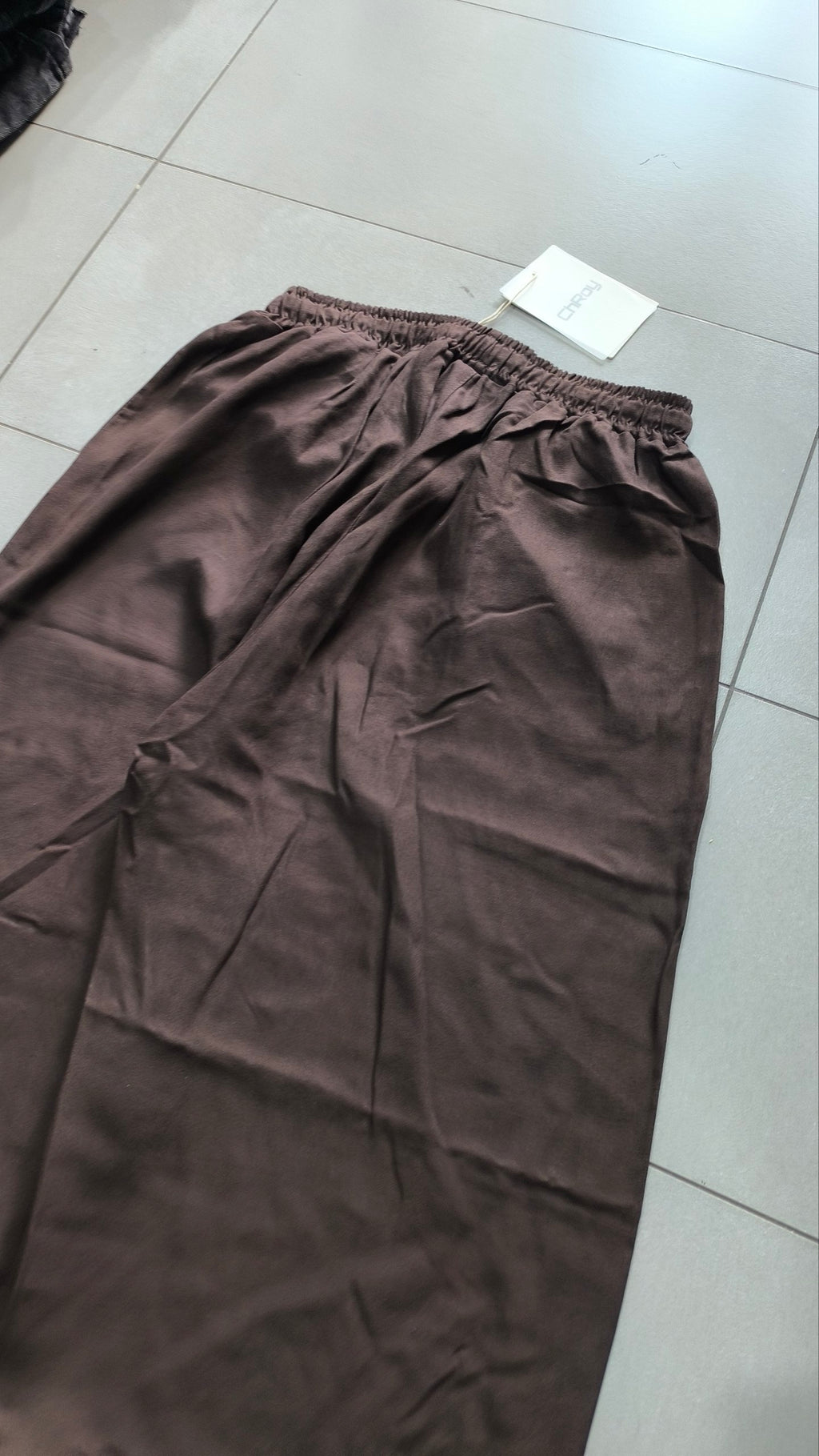 Pantaloni Uomo Lino Baggy Wide Leg Oversize Relaxed Fit