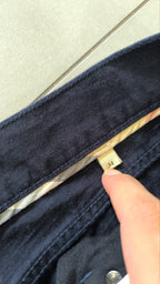 Jeans uomo Burberry London taglia 34 blu navy baggy loose fit (L)