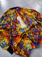 Polo LongSleeve Leggera Printed Geometrical Shape - Maglia da portiere Vintage Royal (XL)