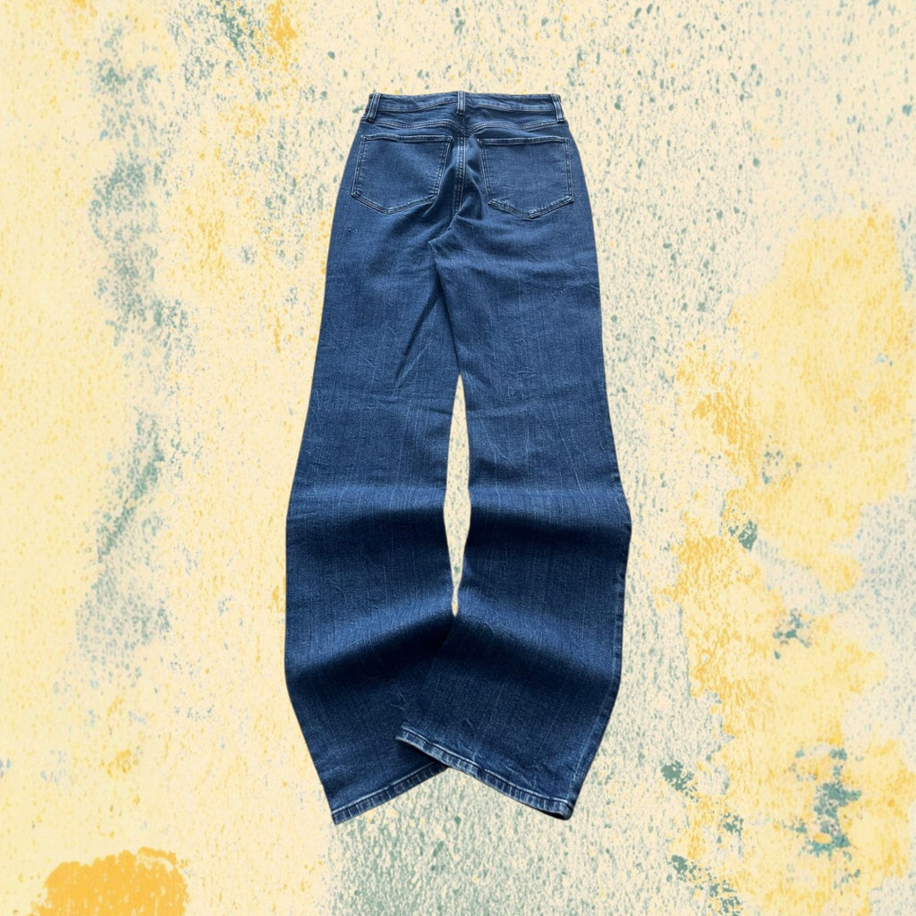 Denim Jeans Straight / Flared Fit Japan Style Printed (XXS)