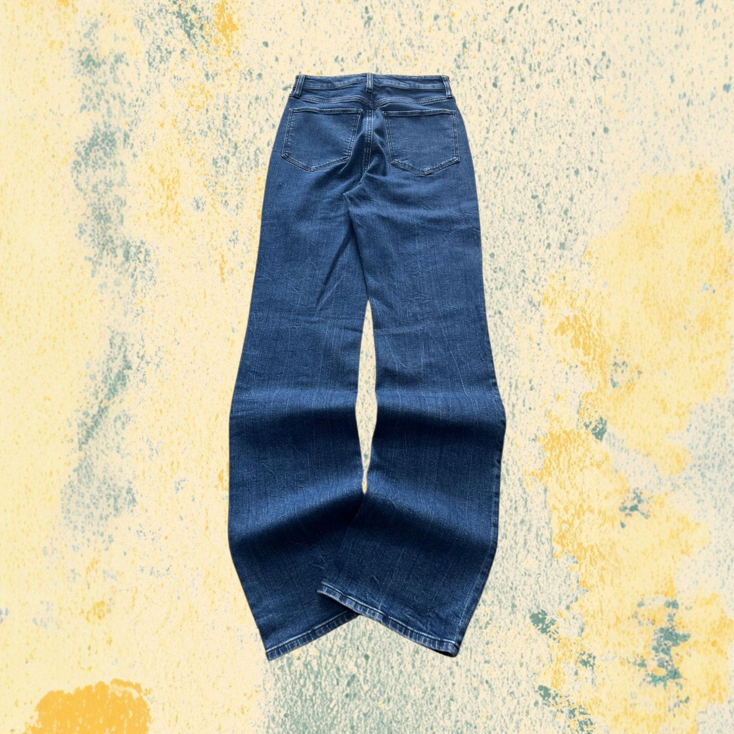 Denim Jeans Straight / Flared Fit Japan Style Printed (XXS)