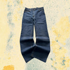 Denim Jeans Bootcut Simple Flared Blu Jeans (XXS)
