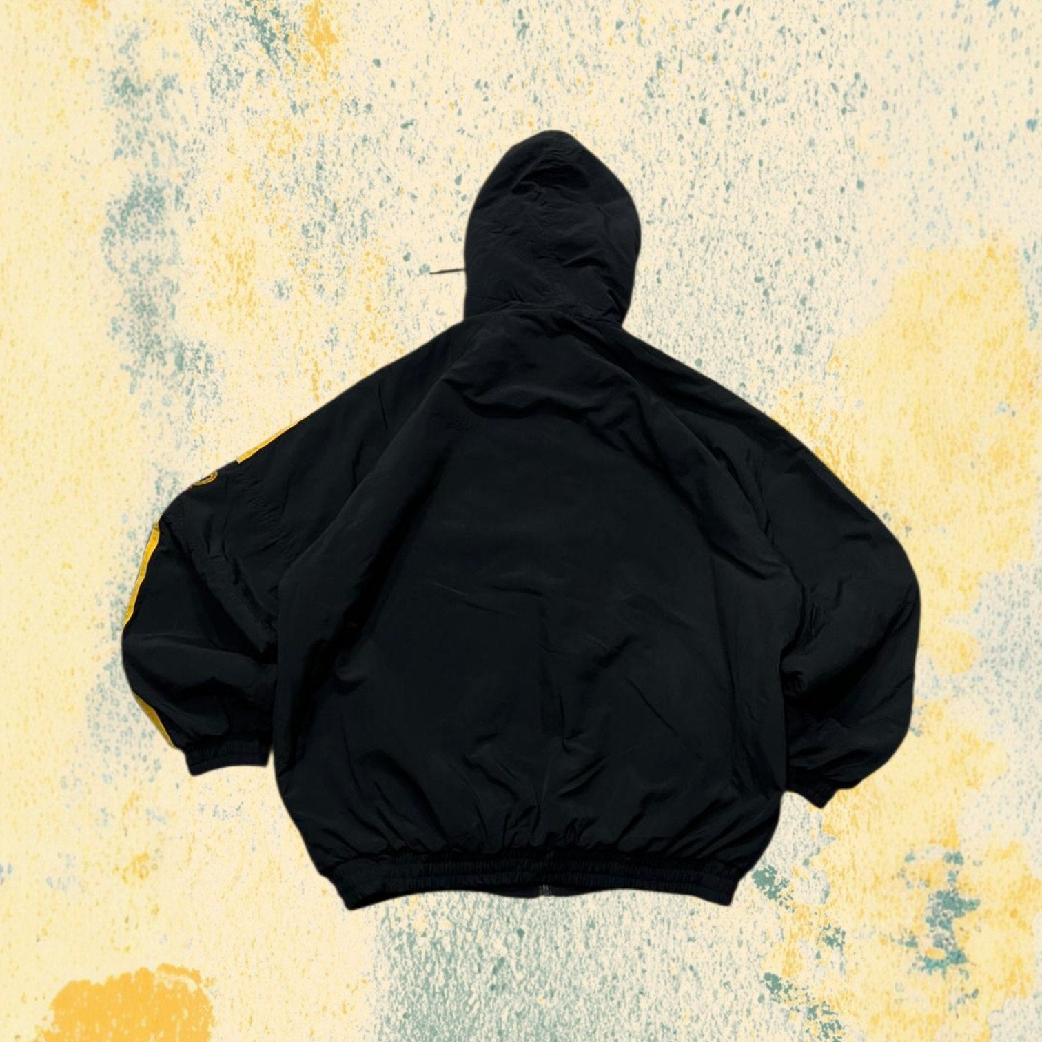 Giacca a vento Vintage anni 90/00 Polo Ralph Lauren - Windbreaker Polo Sport CLub Black & Yellow