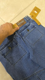 Denim Jeans Vintage Y2K Good & Liu Blu Baggy Fit Low Waist Flare