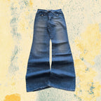 Denim Jeans Just Cavalli Low Waist Da Donna Baggy Fit Flared Washed (S)