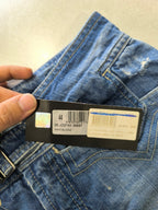 Denim Jeans Just Cavalli Low Waist Da Donna Baggy Fit Flared Washed (S)