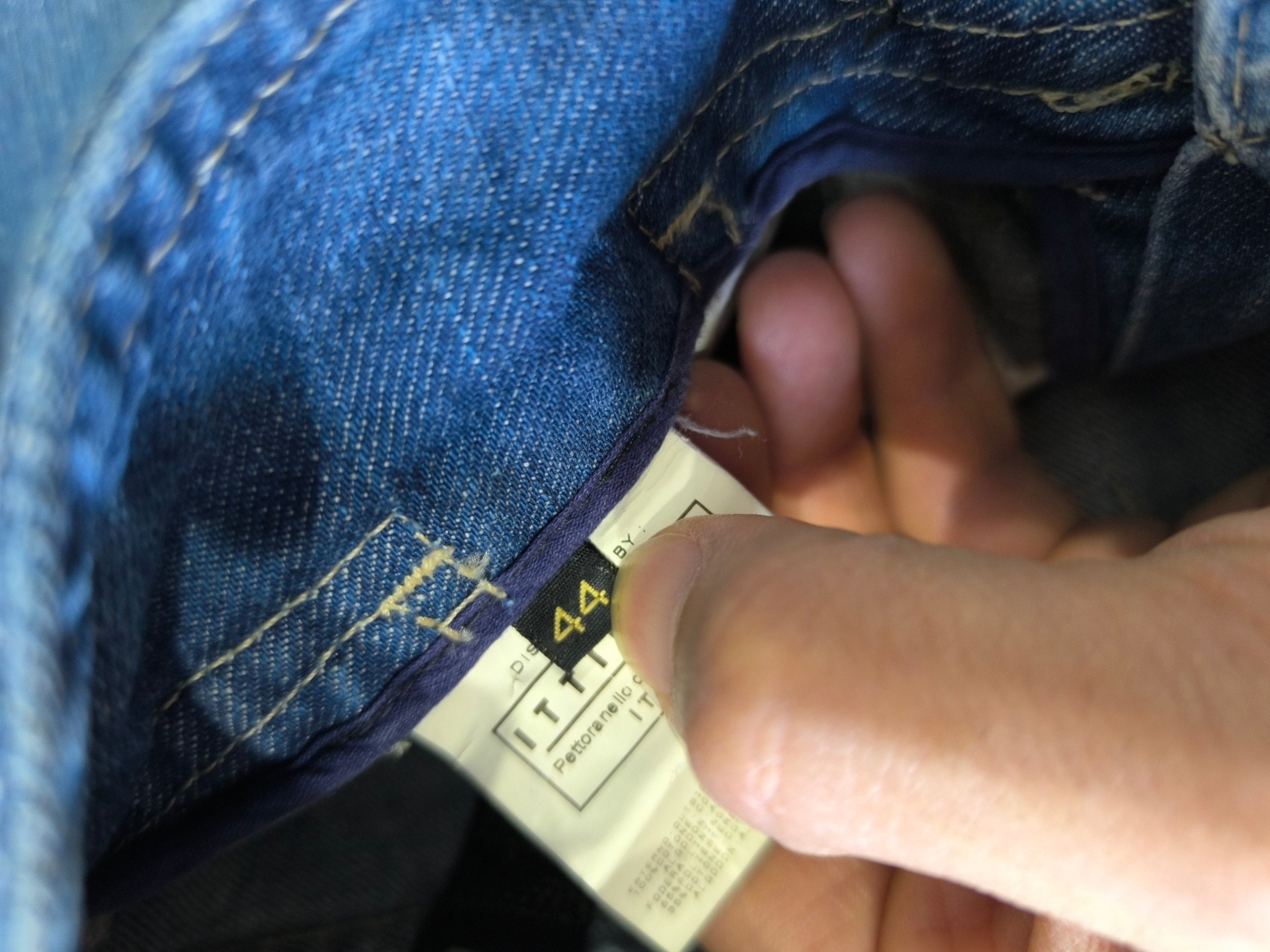 Denim Jeans Just Cavalli Low Waist Da Donna Baggy Fit Flared Washed (S)
