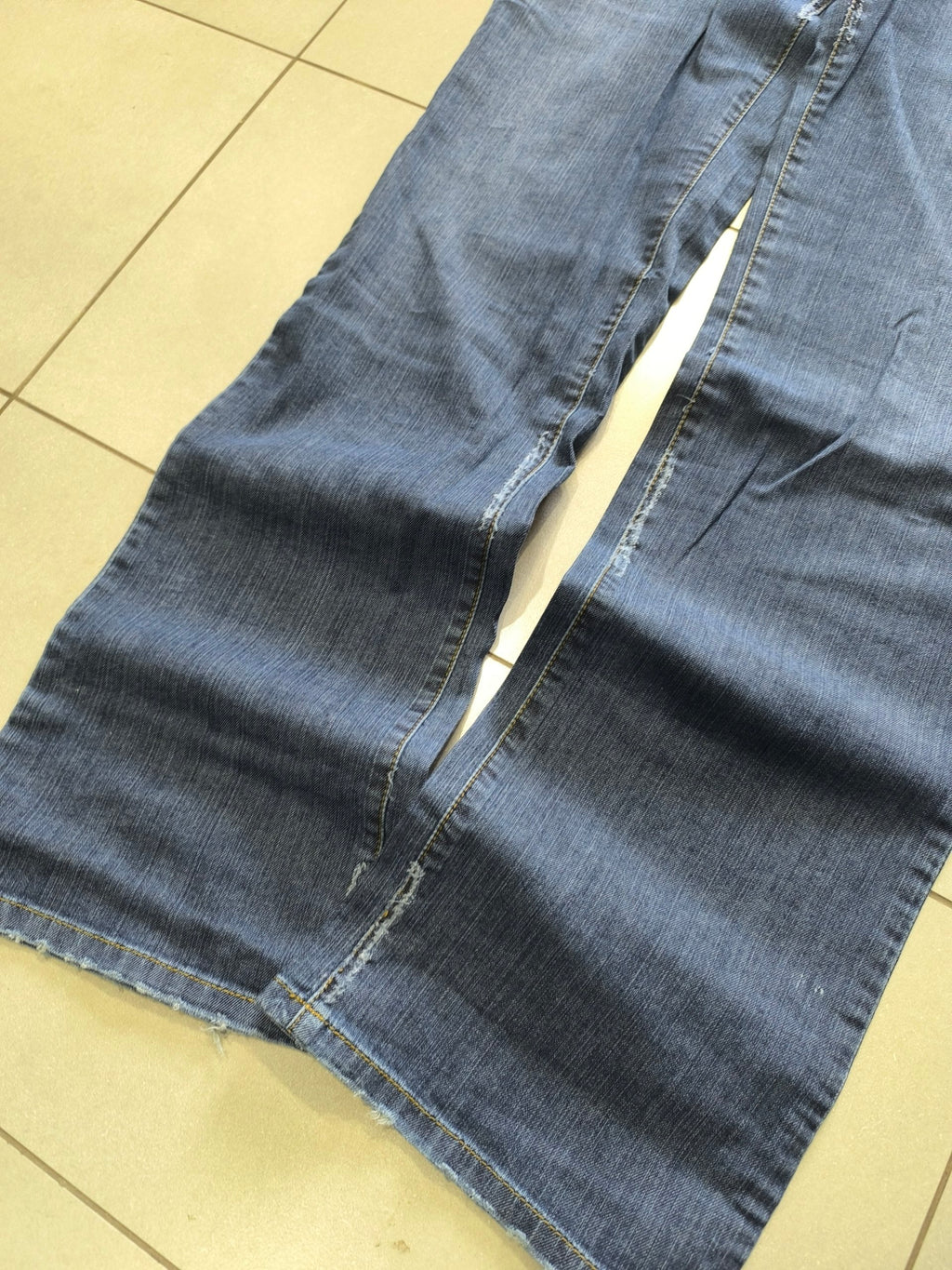 Denim Jeans Dolce E Gabbana D&G Y2K Vintage Super BootCut Flare Fit Low Waist Da Donna (M)