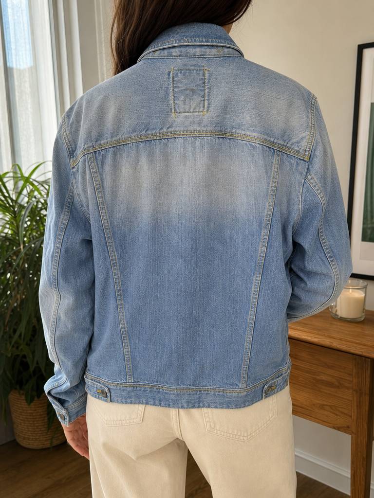Giacca di jeans Guess blu chiaro Vintage Y2K (M)
