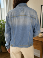 Giacca di jeans Guess blu chiaro Vintage Y2K (M)