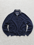 Maglione quarter zip Tommy Hilfiger blu navy (M)