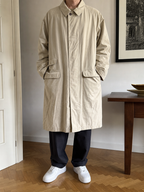 Trench Ermenegildo Zegna Beige chiaro Vintage Y2K (XL)