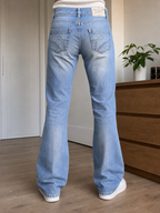 Jeans bootcut Esprit Blu denim slavato Vintage Y2K