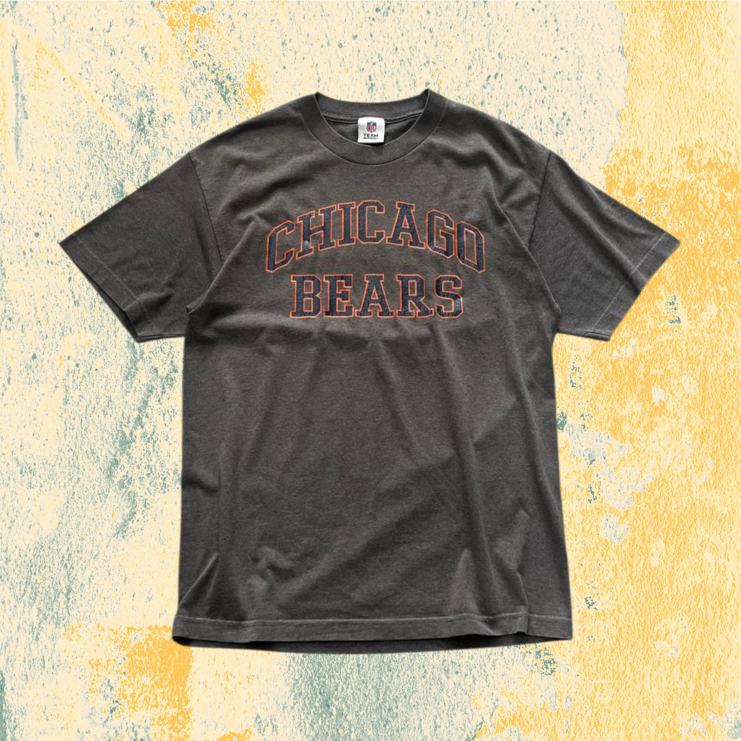 T-Shirt NFL Chicago Bears Grigio Piombo Fit Oversize (L)