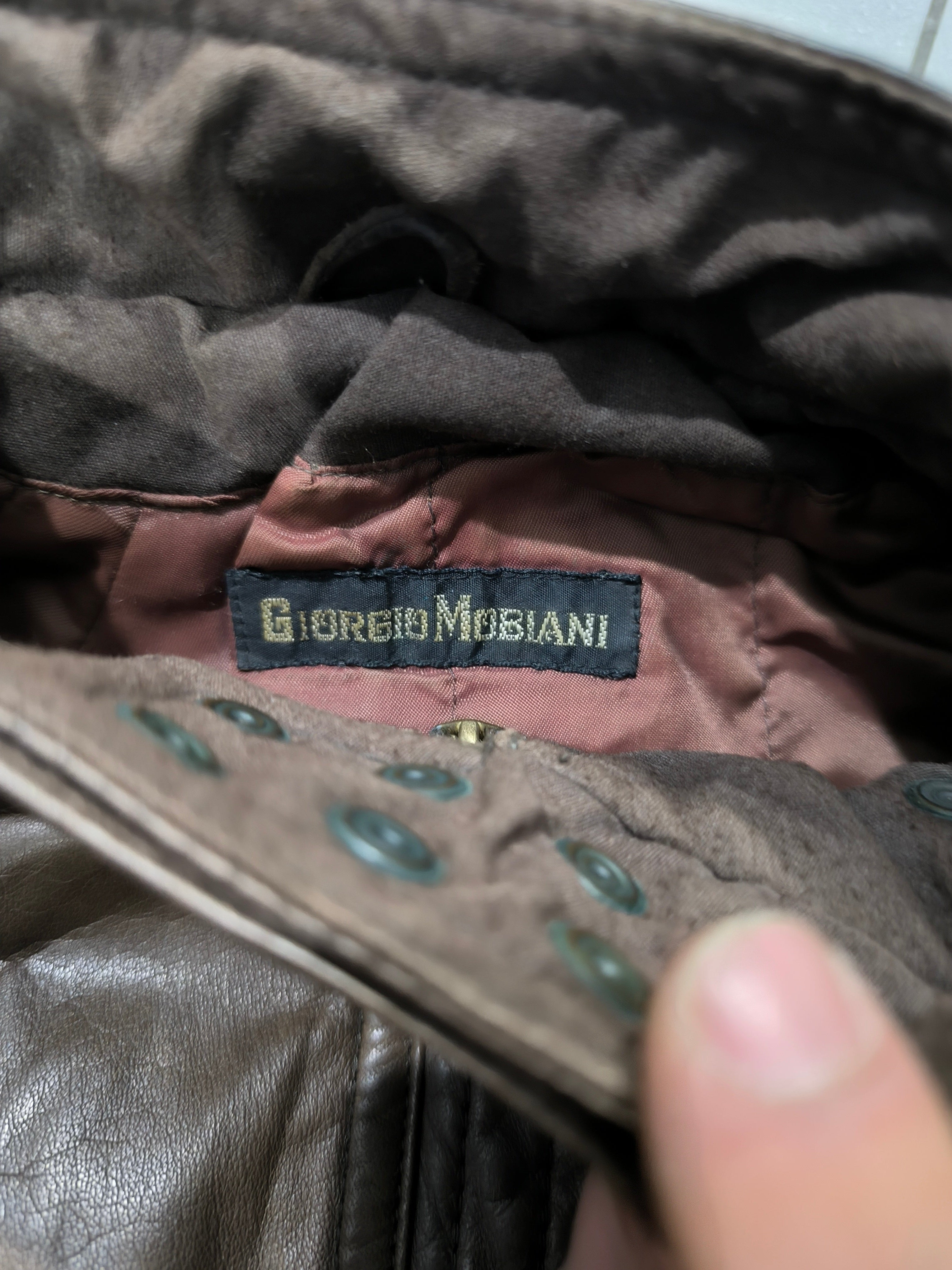 Real Leather Jacket Bomber Vintage Y2K - Aviatore Marrone in Vera Pelle Boxy Fit Oversize (M)