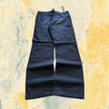 Denim Jeans Baggy Fit Dark Blue Hip-Hop Vintage Y2K (XXL)